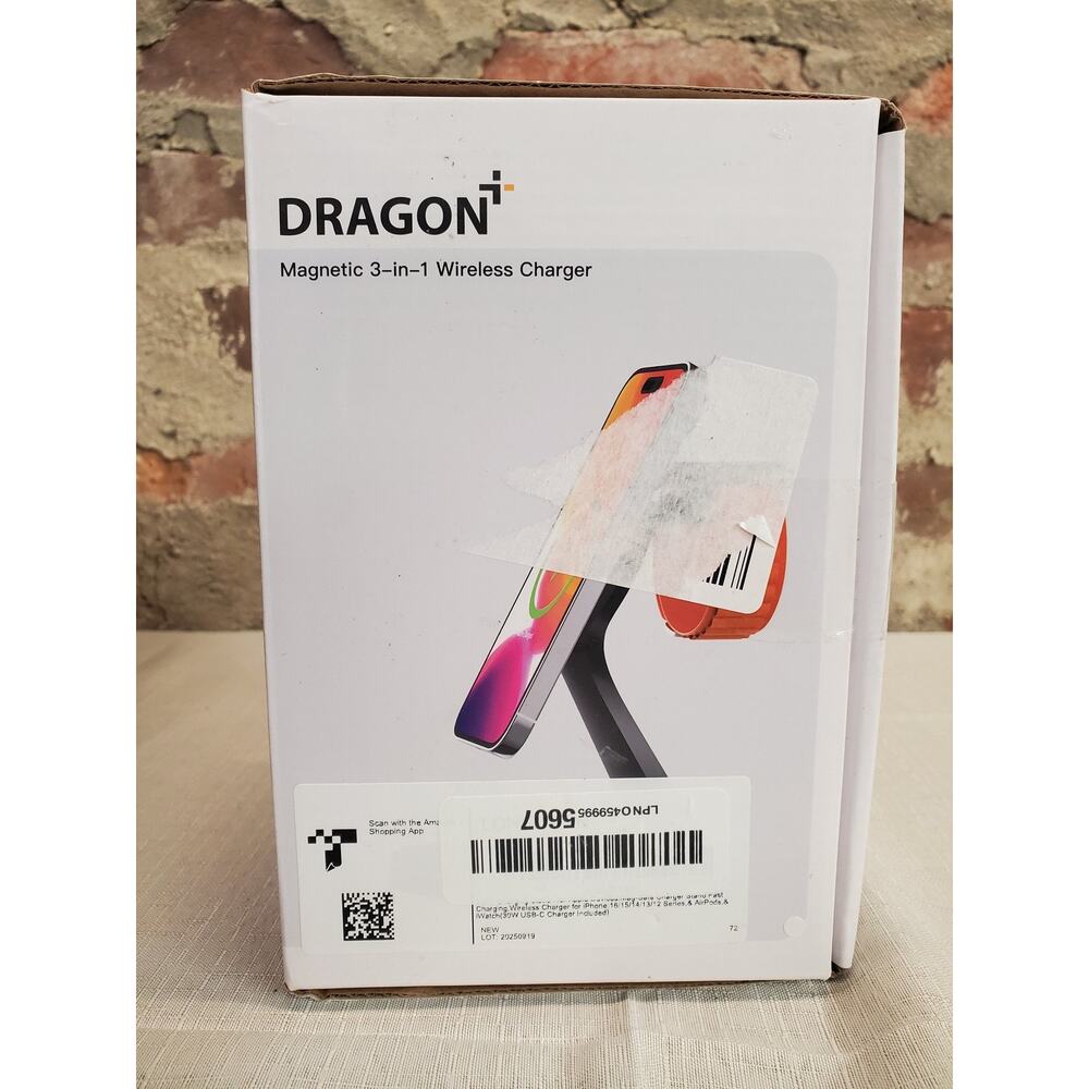 DRAGON+ 3-in-1 MagSafe Wireless Charger Station For Apple iPhone Watch AirPods
